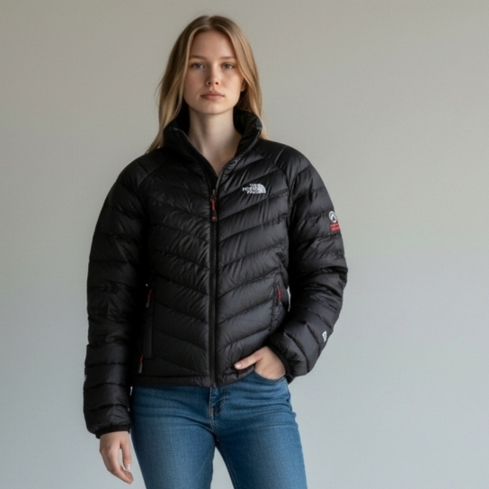 The North Face Women's Summit 800 GD Fill Packable Black Puffer